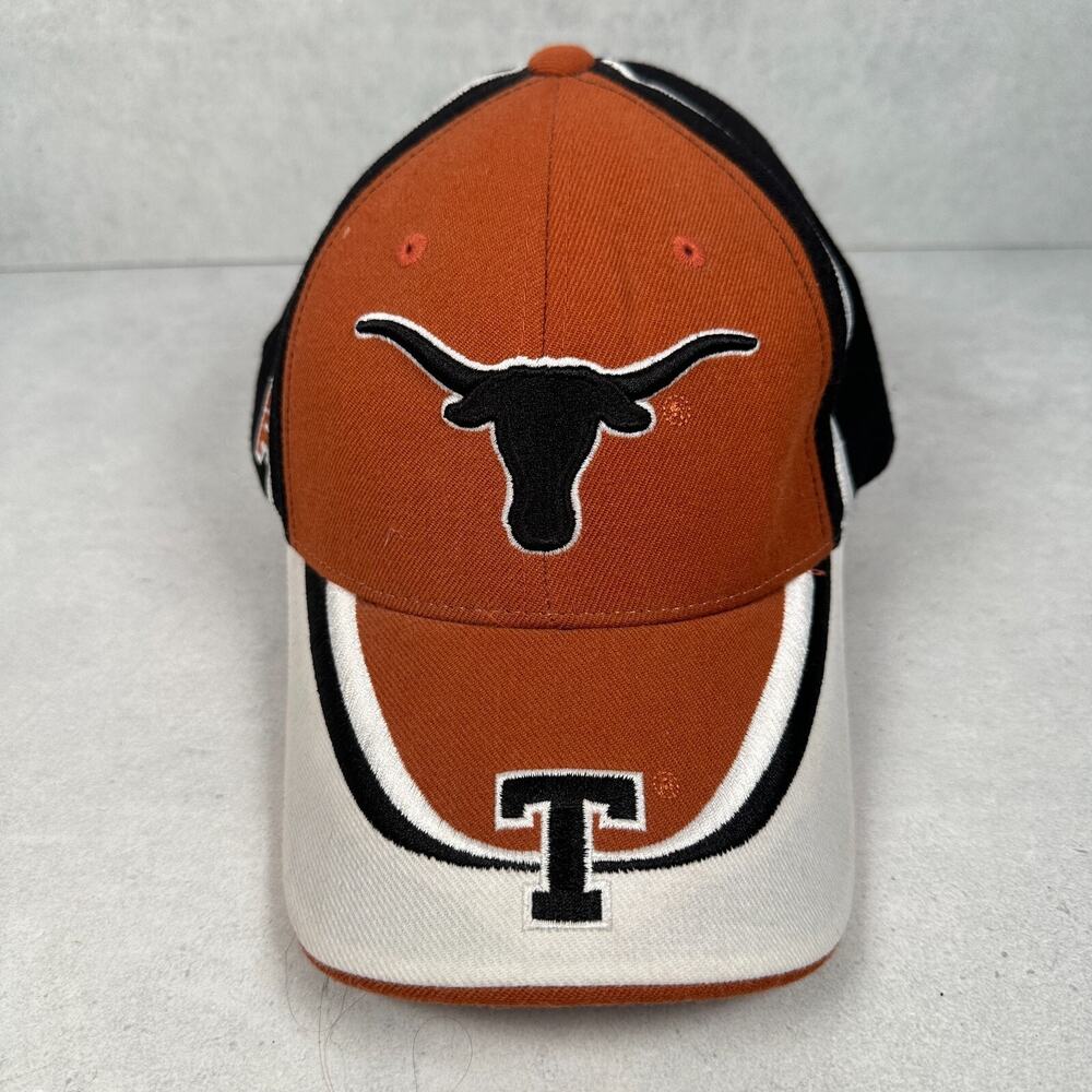 University of Texas Longhorns Hat Cap Mens Orange Black Twins Enterprise NCAA - Picture 2 of 8
